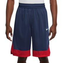 Men&#39;s Nike Dri-FIT Icon Basketball Shorts Navy with Red Size M - £21.81 GBP