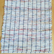 New Multicolor Loomed Woven Rag Rug 54 x 22 inches Machine Washable USA Made - £37.93 GBP