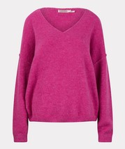 Esqualo v neck sweater in Fuchsia - size XS - £42.04 GBP