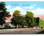 Mac Arthur Court House Eugene Oregon OR Linen Postcard V22 - $5.31