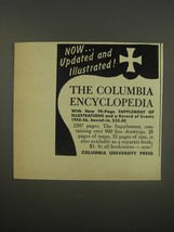 1956 Columbia University Press Columbia Encyclopedia Advertisement - £14.78 GBP