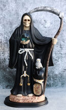 Ebros Gift Large 16.75" Tall Holy Death Santa Muerte Holding Scythe - $74.99