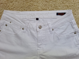 JAG Jeans Size 2 White Cotton Blend Mid Rise Slim Ankle Jeans Pants EUC - £15.63 GBP