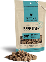 Freeze Dried Raw Single Ingredient Dog Treats, Beef Liver, 2.1 Oz - $11.39