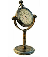 Vintage Collection Maritime 5&quot; Horloge de bureau en laiton antique Montr... - £36.69 GBP
