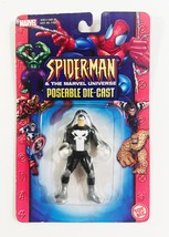 2003 Toy Biz Spider-Man &amp; The Marvel Universe Poseable Die-Cast Punisher - £15.59 GBP