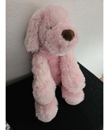 Target 2015 Animal Adventure Pink Puppy Dog Plush 14&quot; Stuffed Floppy Bro... - £27.24 GBP