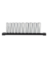 Milwaukee Tool 10pc 3/8&quot; Metric Deep Well Sockets with FOUR FLAT Sides - $157.70 CAD