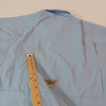 Columbia FM7055 BOAT INC Men's Size 2XL Blue Vented Button-Down Employee Shirt image 3