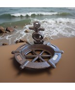 Coastal Cast Iron Anchor & Ship Wheel Soap Dish – Nautical Beach Bathroo... - $531.54 MXN Coastal Cast Iron Anchor & Ship Wheel Soap Dish – Nautical Beach Bathroo... - $531.54 MXN