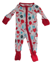 Little Sleepies Sweet Valentine Zippy Viscose Bamboo Pajamas Newborn Size - £19.40 GBP