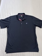 Footjoy FJ Golf Polo Shirt Mens Extra Large Blue Union League Club Logo - $20.56