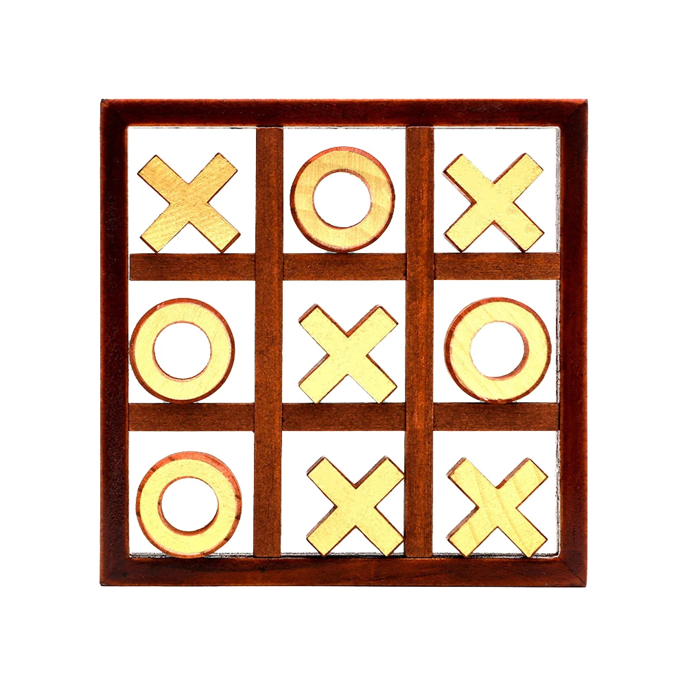 Sporting 1 Set Tic Tac Toe Game for Kids Adults Coffee Table Toy Living Room Des - £23.51 GBP