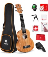 Vangoa Soprano Ukulele Beginner Kit 21 Inch Mahogany Acoustic Hawaiian U... - $1,212.45 MXN