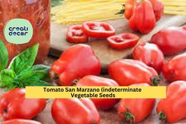 Tomato San Marzano Seeds – 100mg for Planting, Heirloom Variety, Meaty &amp;... - $9.84 CAD