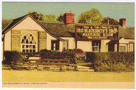 Postcard Old Blacksmith&#39;s Shop &amp; Marriage Room Gretna Green Scotland UK - £2.33 GBP