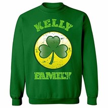 Kelly Family Shamrock Reunion Family Gathering - Sweatshirt Irish Green - £37.97 GBP