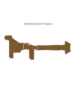 2018 Monterey 328 SS FT Cockpit Pad Boat EVA Foam Faux Teak Deck Floor Mat - $1,229.56 CAD