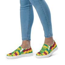 Ashanti Kente Design Women’s slip-on canvas shoes - £44.85 GBP+