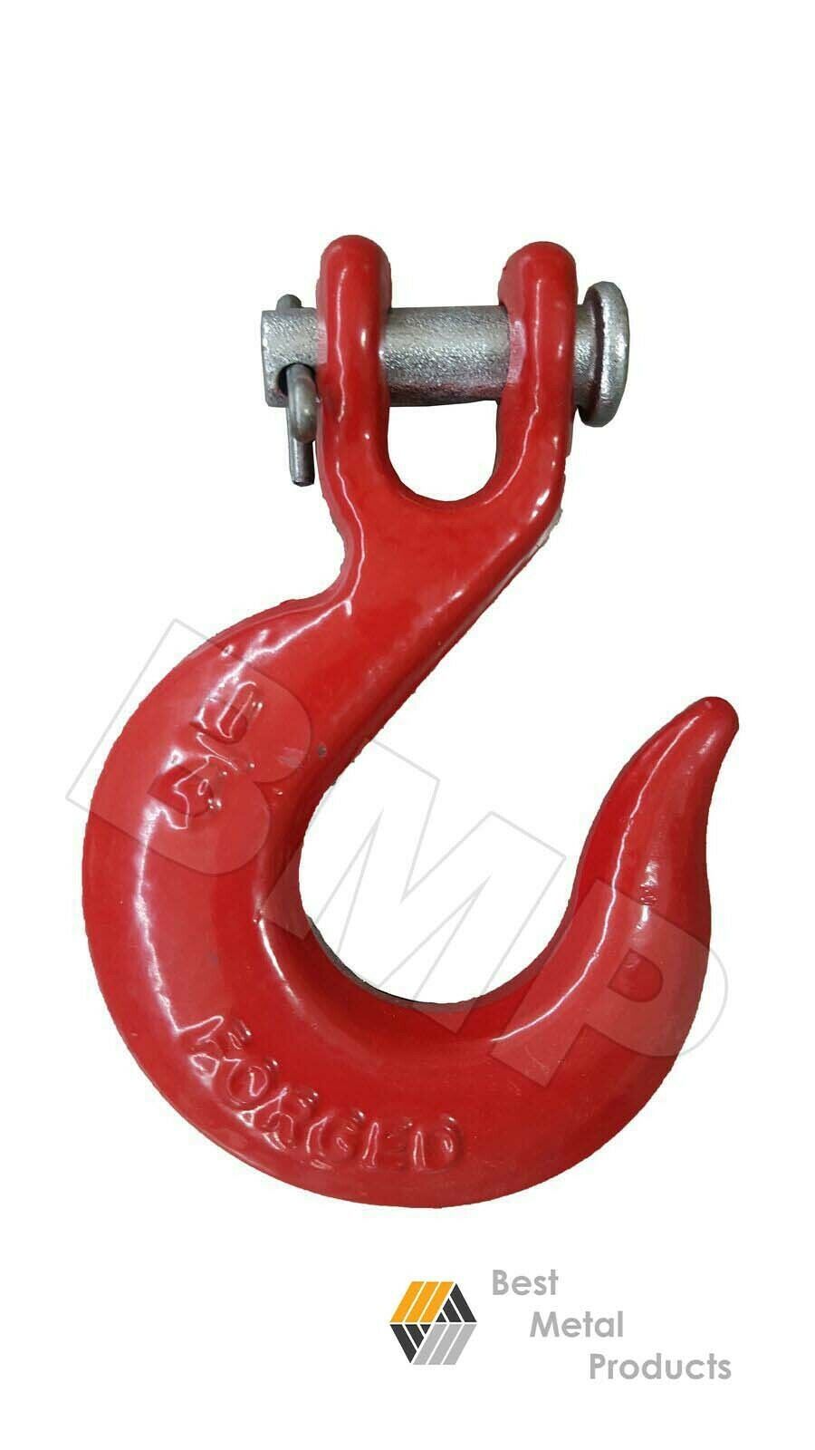 (6) 1/4“ SLIP HOOK CLEVIS RIGGING TOW WINCH TRAILER G70 CRANE WRECKER LI... - $34.95