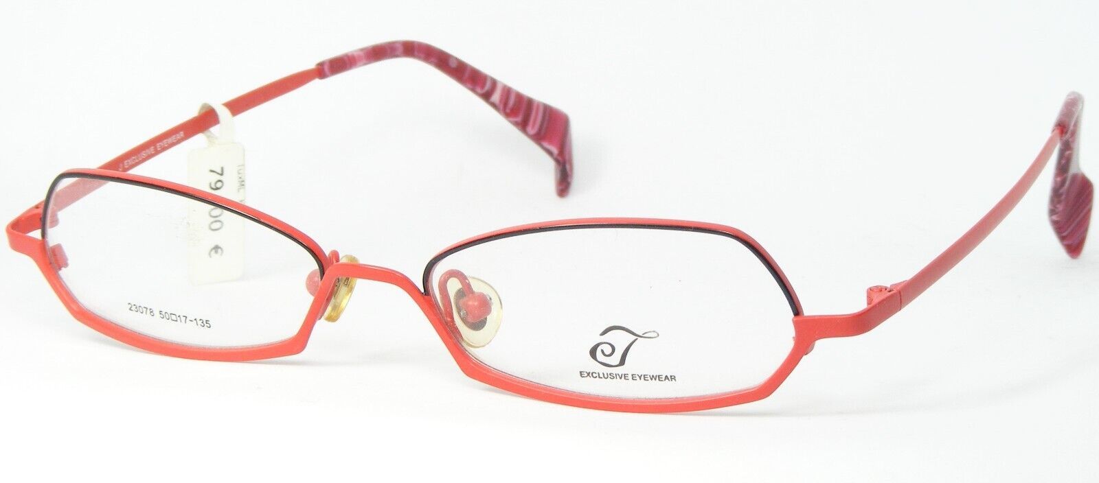 J Exclusive Lunettes 23078 C08 Rouge/Noir Lunettes Monture 50-17-135mm - $46.53
