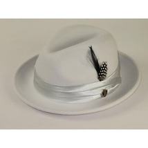 Bruno Capelo Hat Australian Wool Crushable Fedora Giovani UN133 Silver Gray image 9