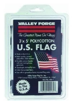 American Flag 3&#39; x 5&#39; ft Polyester Patriotic Red White Blue - Valley For... - $0.99