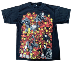 Vintage Mad Engine Marvel Iron Man T-Shirt Size Men’s Small - $12.82