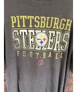 Pittsburg Steelers NFL Team Apparel Shirt Large Football Short Sleeve Gr... - $7.60