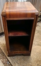Waterfall Style Shelf Side End Table Cubby Storage Night Stand Classic B... - $49.14 CAD