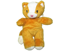 Lil Luvables Cat Plush 7&quot; Stuffed Animal Kitten Tan White Spin Master 2007 Htf - £3.51 GBP