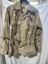Vintage Usgi Military Us Army Dcu Top Jacket Desert Uniform Size Med Reg 1990s - £20.90 GBP