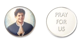 Blessed Carlo Acutis, (Apostle of the Eucharist ) Pocket Token, New #PC-115 - $6.98 CAD
