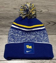 Pitt Panthers NCAA Nike Winter Beanie With PomPom Adult Size - £9.90 GBP