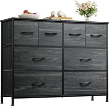 WLIVE Dresser for Bedroom with 8 Drawers, Wide Fabric Dresser for Storage and - £77.52 GBP