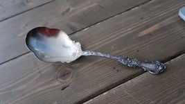 Antique R. Wallace Solid Smooth Casserole Spoon in Floral (Silverplate, ... - $34.65