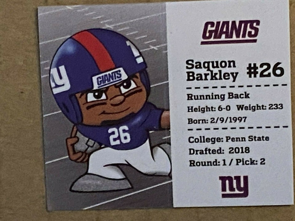 NFL Teenymates Series 9 Pocket Profile Giants Saquon Barkley *Loose/NEW* j1 - $5.99