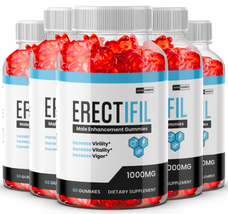  5 bottle  erectifil gummies   male virility with maximum strength   300 gummies  2  thumb200