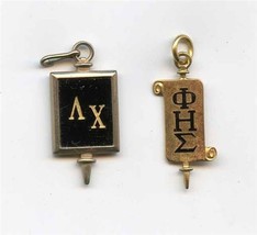 Lamda Chi Fraternity and Phi Eta Sigma Honor Society Pendants - £37.97 GBP