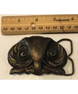 Vtg Owl 1975 Belt Buckle Bergamot Brass Works 3D Retro Rare Made USA Fan... - $38.67 CAD