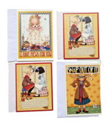 Mary Engelbreit Notecards Set Lot 4 Frameable Art Prints Vintage Blank - €20,66 EUR