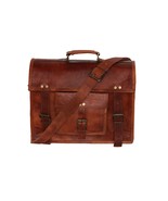 jaald 15&quot; Men&#39;s Genuine Leather Messenger College MacBook Laptop Satchel... - $81.85 CAD