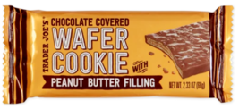 6 PACKS Trader Joe&#39;s Chocolate Covered Wafer Cookie with Peanut Butter Filling - £14.00 GBP