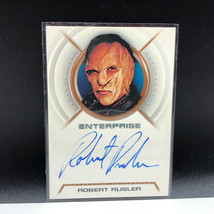 STAR TREK ENTERPRISE autograph card signed auto A31 Orgoth Robert Rusler alien - £21.30 GBP