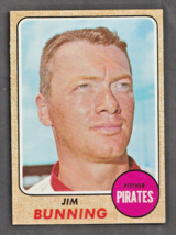 1968 Topps #215 Jim Bunning Pittsburgh Pirates NM-MT - $9.86