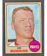 1968 Topps #215 Jim Bunning Pittsburgh Pirates NM-MT - $9.86