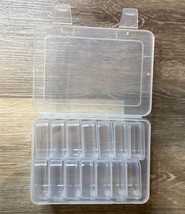 Mathtoxyz Small Bead Organizer 15 Pieces Plastic Storage ‎‎6.73&quot;L x 2.4&quot;... - $345.31 MXN