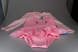 Carter’s Girls 2pc Swimsuit Sz 18months Pink Unicorn UPF 50+ Sun Protection - $12.86