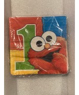 1 Pack Sesame Street Elmo 1ST Birthday Beverage Napkins 16 (3 Ply) *NEW*... - $9.99