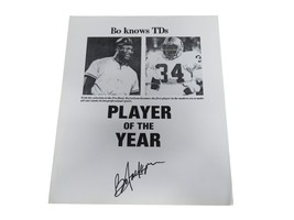 Bo Jackson Bo Knows TDs Autographed Photo Reprint Marvin Hecht - $14.80